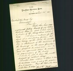 Letterhead - The First National Bank