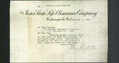 Letterhead - The Inter-State Life Assurance Company