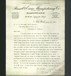 Letterhead - Russell & Erwin Manufacturing Co.