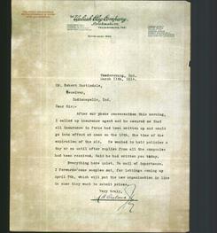 Letterhead - The Wabash Clay Company