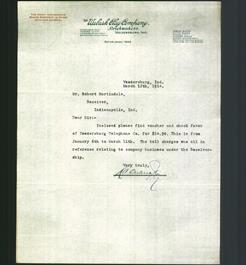 Letterhead - The Wabash Clay Company