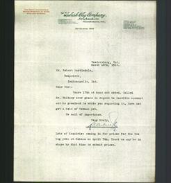 Letterhead - The Wabash Clay Company