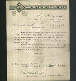 Letterhead - National Enameling & Stamping Co.