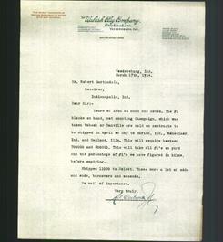 Letterhead - The Wabash Clay Company