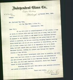 Letterhead - Independent Glass Co.