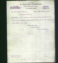 Letterhead - At Individual Underwriters