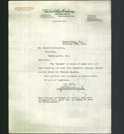 Letterhead - The Wabash Clay Company