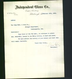 Letterhead - Independent Glass Co.