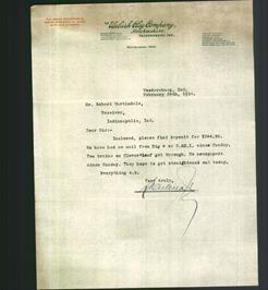 Letterhead - The Wabash Clay Company