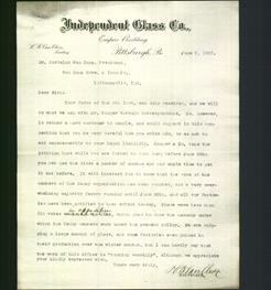 Letterhead - Independent Glass Co.
