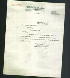 Letterhead - The Wabash Clay Company