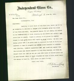 Letterhead - Independent Glass Co.