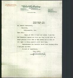 Letterhead - The Wabash Clay Company