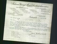 Letterhead - Indiana Young Men's Christian Association