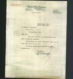 Letterhead - The Wabash Clay Company