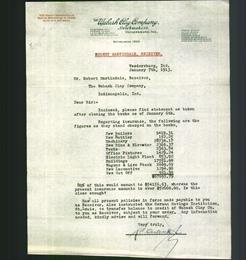 Letterhead - The Wabash Clay Company