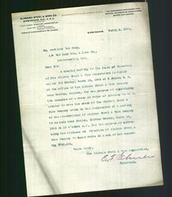 Letterhead - Alabama Steel And Wire Co.