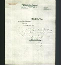 Letterhead - The Wabash Clay Company