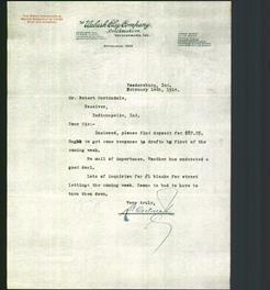 Letterhead - The Wabash Clay Company