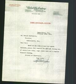 Letterhead - The Wabash Clay Company