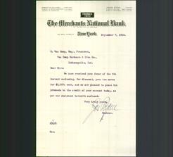 Letterhead - The Merchants National Bank