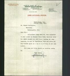 Letterhead - The Wabash Clay Company