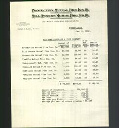 Letterhead - Protection Mutual Fire Ins. Co. Mill Owners Mutual Fire Ins. Co.