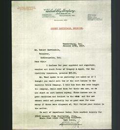 Letterhead - The Wabash Clay Company