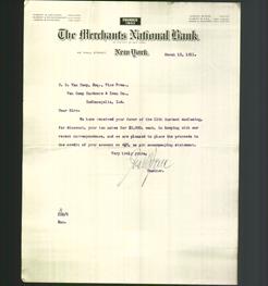Letterhead - The Merchants National Bank
