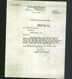 Letterhead - The Wabash Clay Company