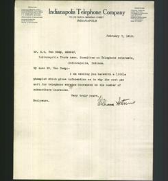 Letterhead - Indianapolis Telephone Company