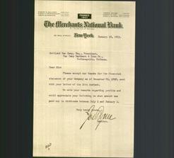 Letterhead - The Merchants National Bank