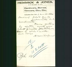 Letterhead - Hemmick & Jones