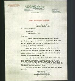 Letterhead - The Wabash Clay Company