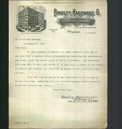 Letterhead - Bindley Hardware Co.