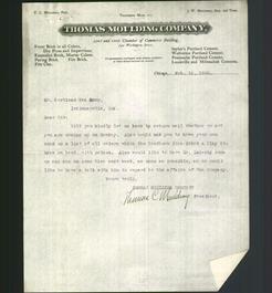 Letterhead - Thomas Moulding Company
