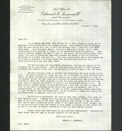 Letterhead - Edward K. Sumerwell