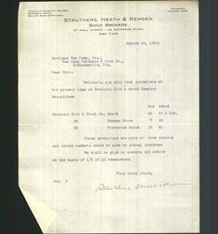 Letterhead - Struthers, Heath & Remsen