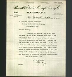 Letterhead - Russell & Erwin Manufacturing Co.