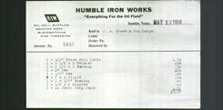 Letterhead - Humble Iron Works