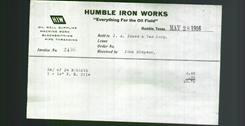 Letterhead - Humble Iron Works