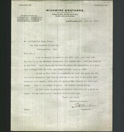 Letterhead - Wickwire Brothers