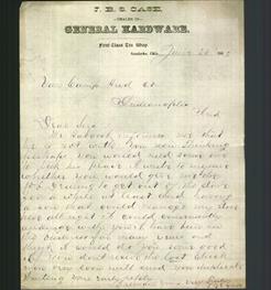 Letterhead - J.B. S. Case