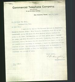 Letterhead - Commercial Telephone Company
