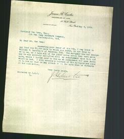 Letterhead - James B. Curtis