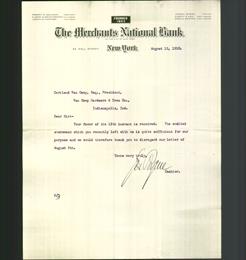 Letterhead - The Merchants National Bank