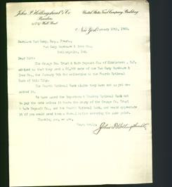 Letterhead - John P. Hollingshead & Co.