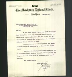 Letterhead - The Merchants National Bank