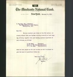 Letterhead - The Merchants National Bank