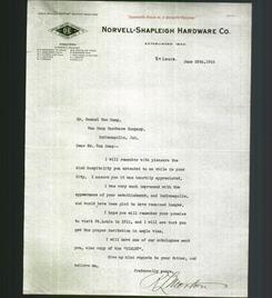 Letterhead - Norvell- Shapleigh Hardware Co.